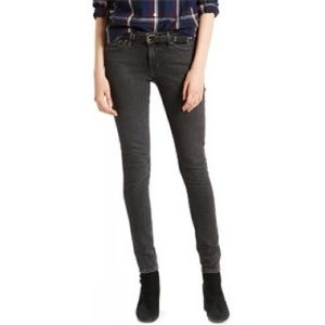 Levi’s 711 Skinny Jeans in Black Dove